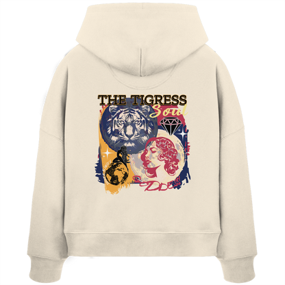 The Tigress Soul / Damen Boxcut Hoodie