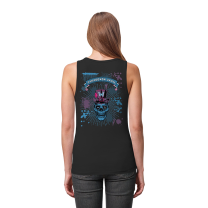 Blue Paradoxon Skull  / Damen Tank Top