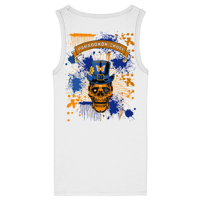 Orange Paradoxon Skull  /  Damen Tank Top
