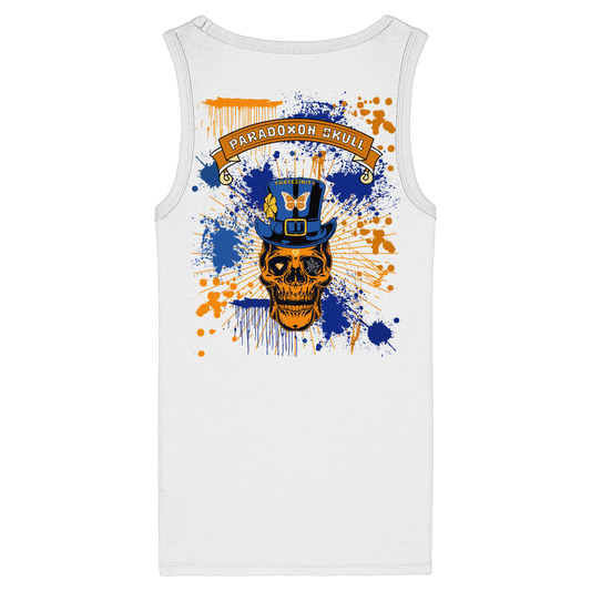 Orange Paradoxon Skull  /  Damen Tank Top
