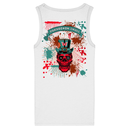 Turquoise Paradoxon Skull   /  Damen Tank Top