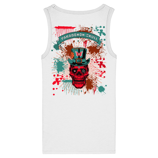 Turquoise Paradoxon Skull   /  Damen Tank Top