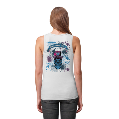 Blue Paradoxon Skull  / Damen Tank Top