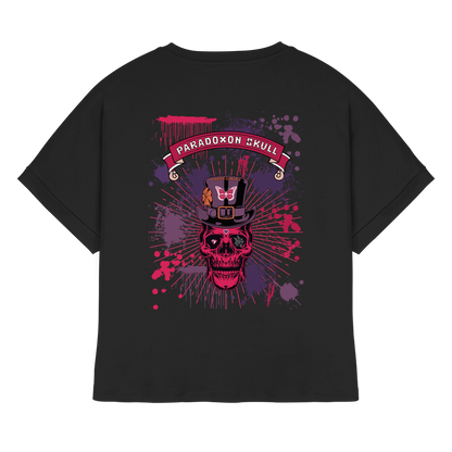Violett Paradoxon Skull  / Ladies Oversize Shirt