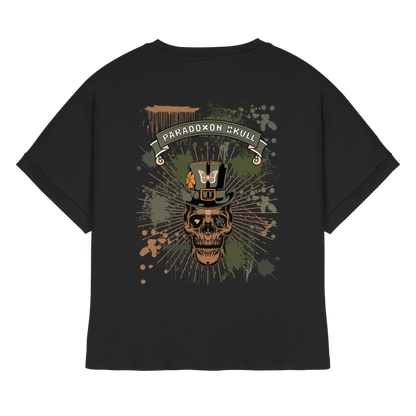 Green Paradoxon Skull  / Ladies Oversize Shirt