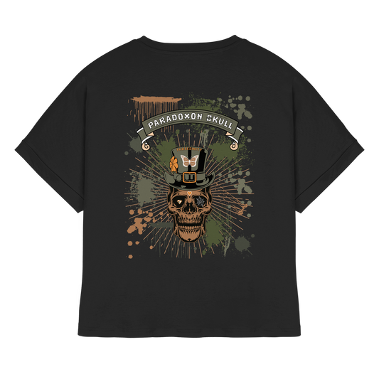 Green Paradoxon Skull  / Ladies Oversize Shirt