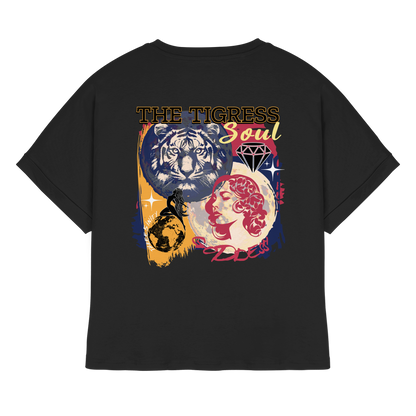 The Tigress Soul / Women's Rolled Sleeves T-Shirt
