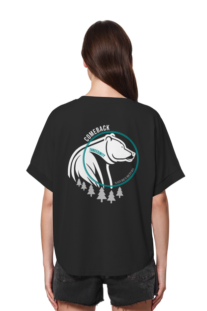 Comeback Bear / Ladies Oversize Shirt