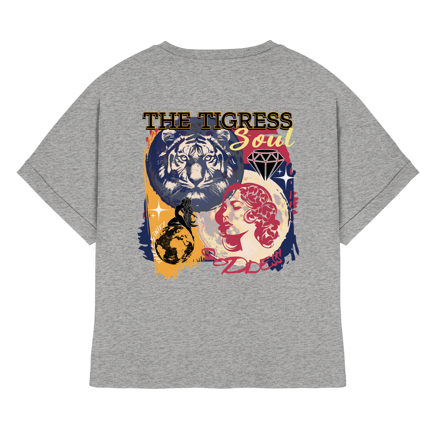 The Tigress Soul / Women's Rolled Sleeves T-Shirt