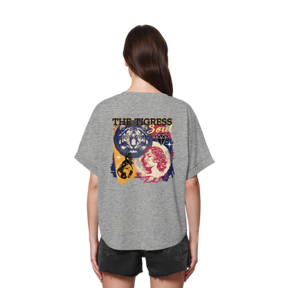 The Tigress Soul / Women's Rolled Sleeves T-Shirt