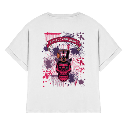 Violett Paradoxon Skull  / Ladies Oversize Shirt