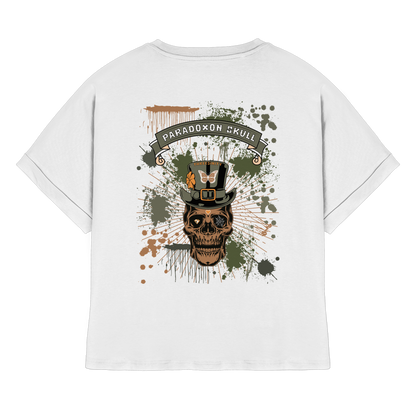 Green Paradoxon Skull  / Ladies Oversize Shirt