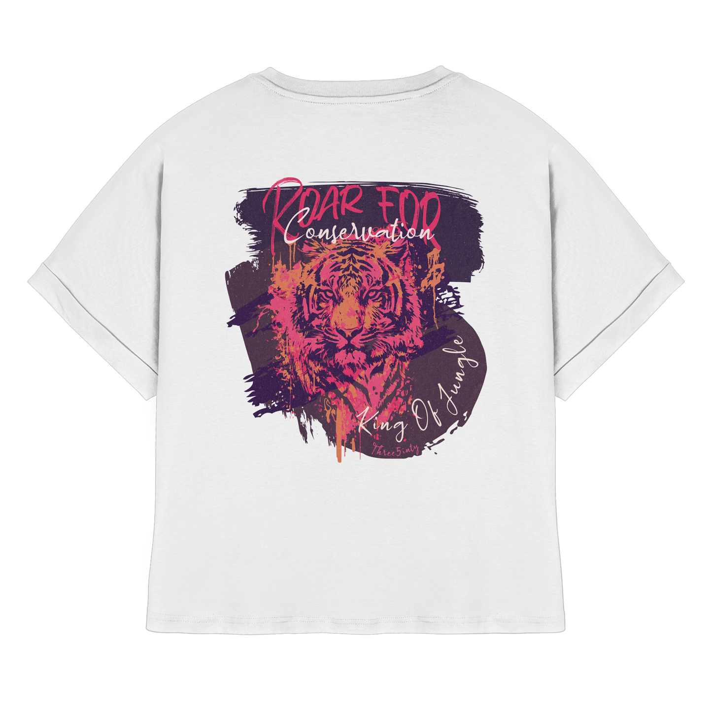 King Of Jungle Lilac / Oversize Ladies Shirt