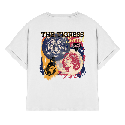 The Tigress Soul / Women's Rolled Sleeves T-Shirt