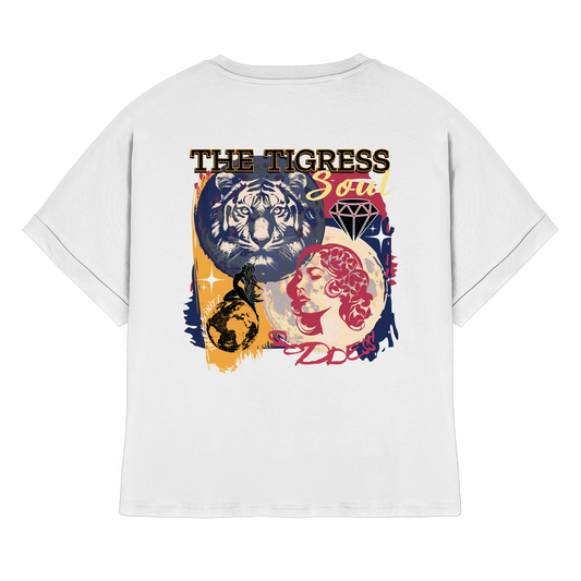 The Tigress Soul / Women's Rolled Sleeves T-Shirt
