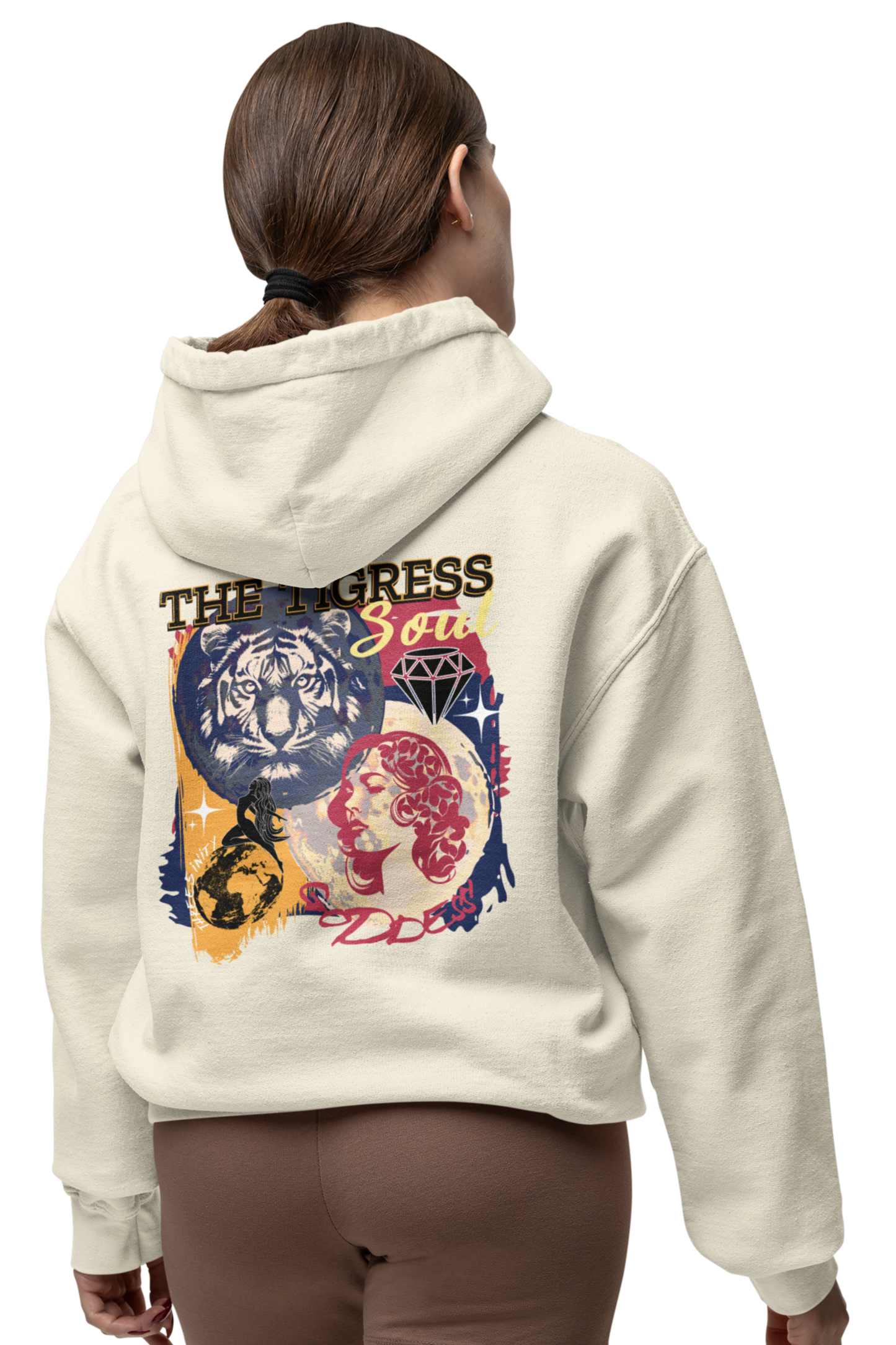 The Tigress Soul / Damen Boxcut Hoodie