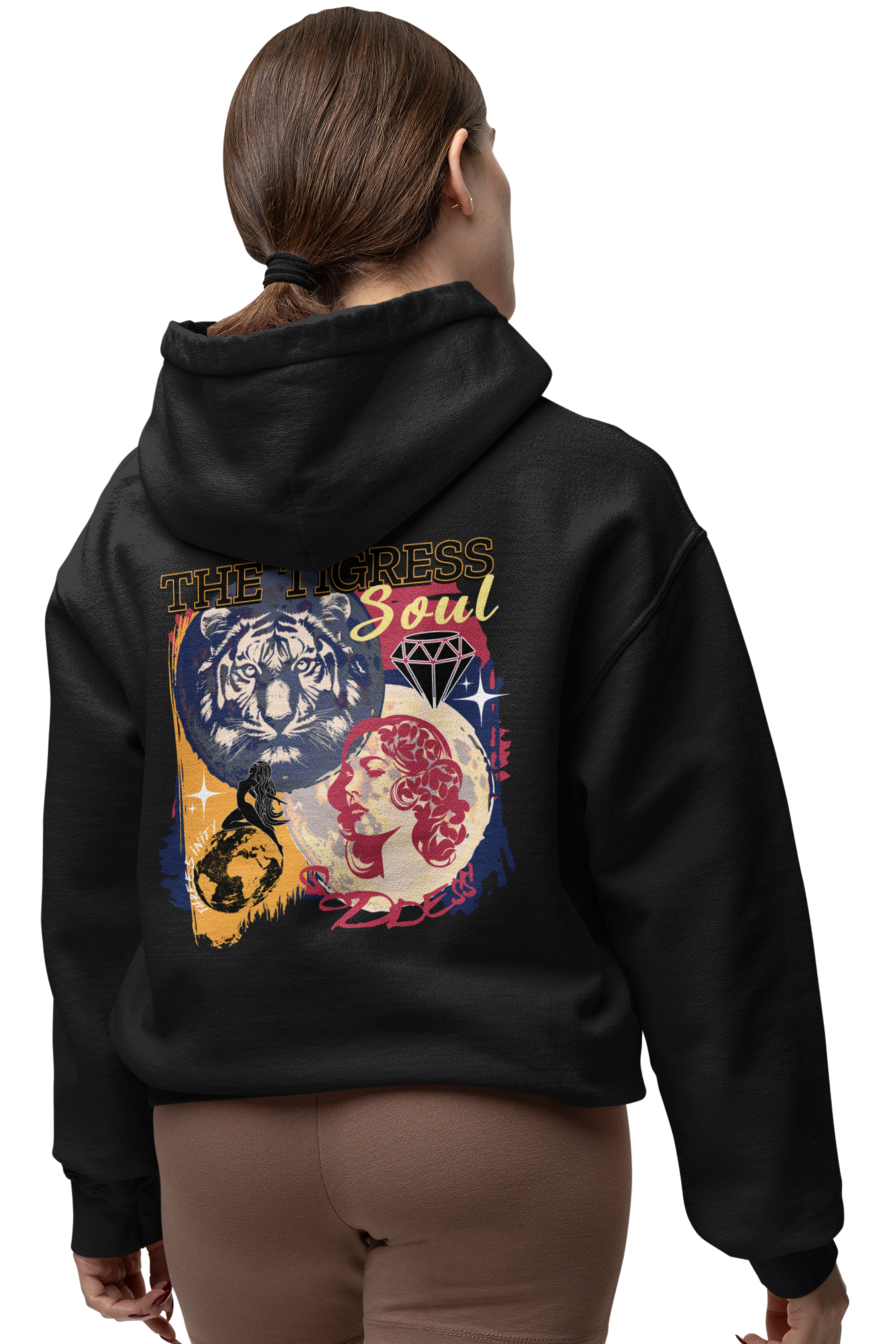 The Tigress Soul / Damen Boxcut Hoodie