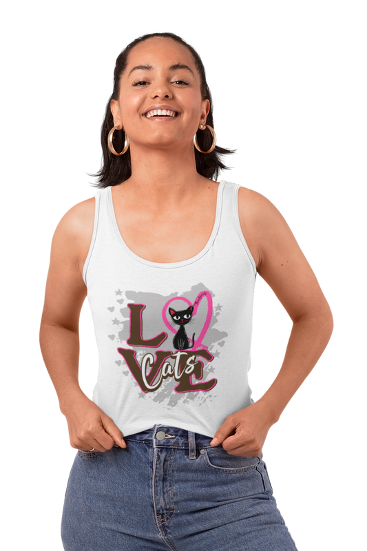 Love Cats / Damen Tank Top