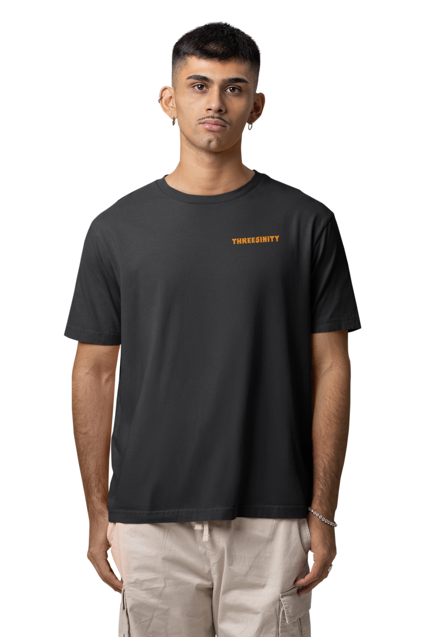 Orange Paradoxon Skull / Oversize Shirt
