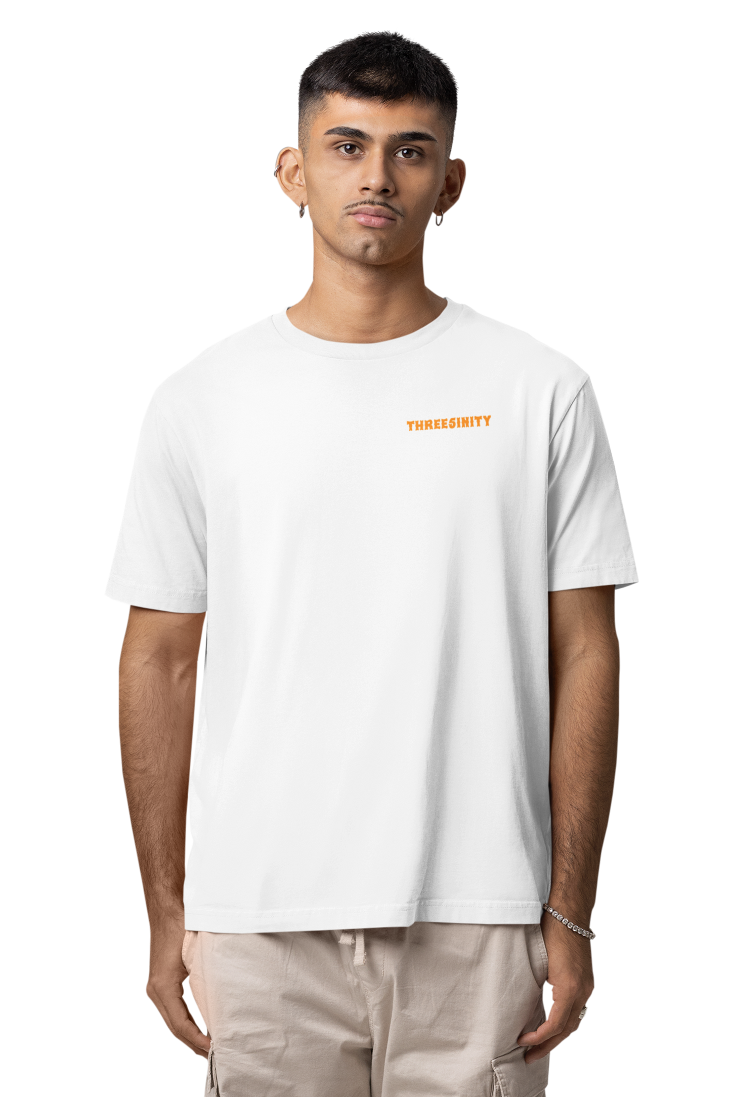 Orange Paradoxon Skull / Oversize Shirt