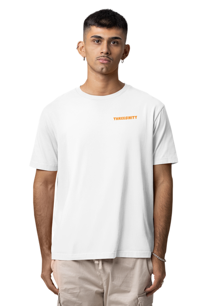 Orange Paradoxon Skull / Oversize Shirt