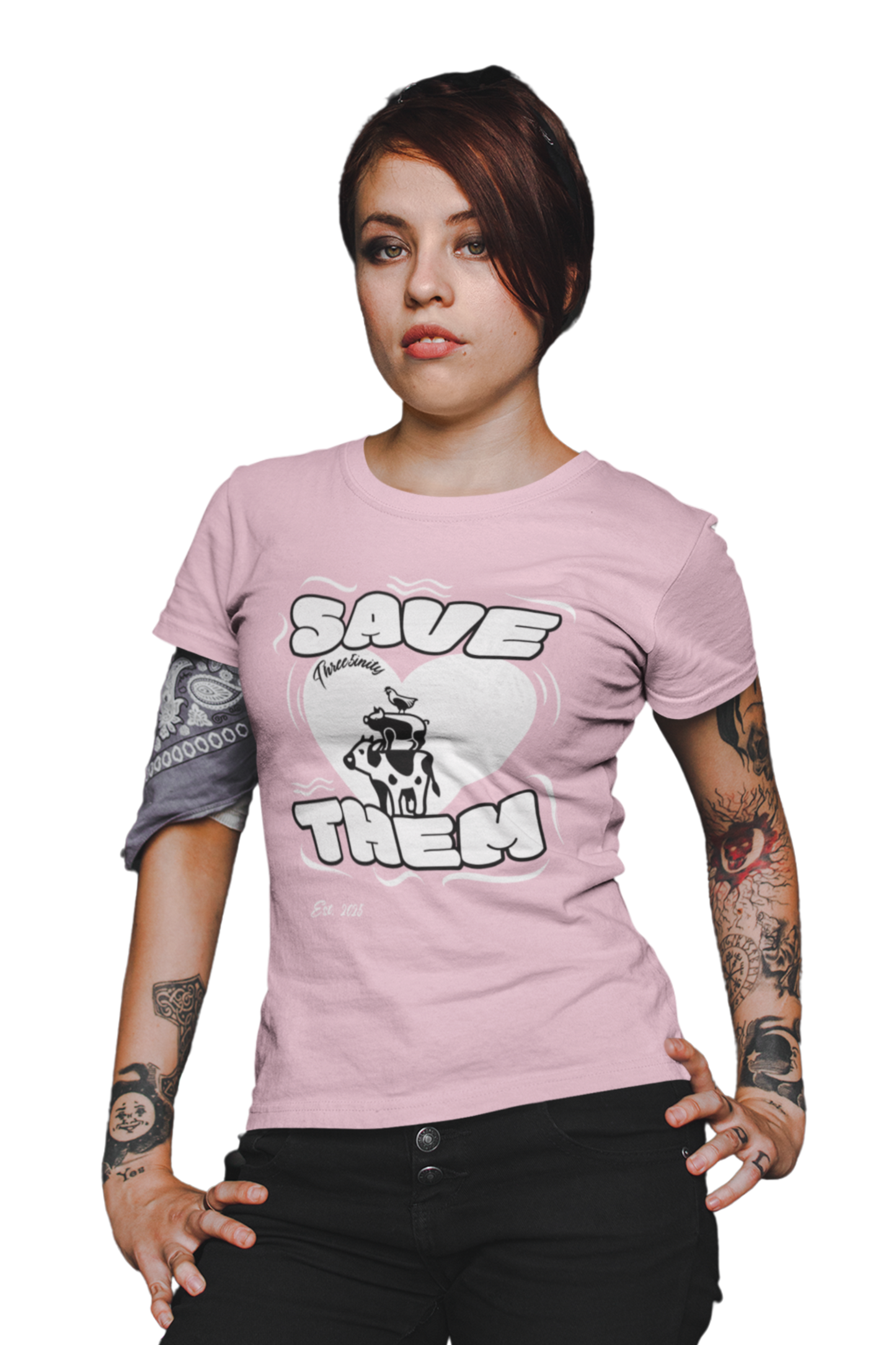 Save Them  / Fitted Ladies Shirt