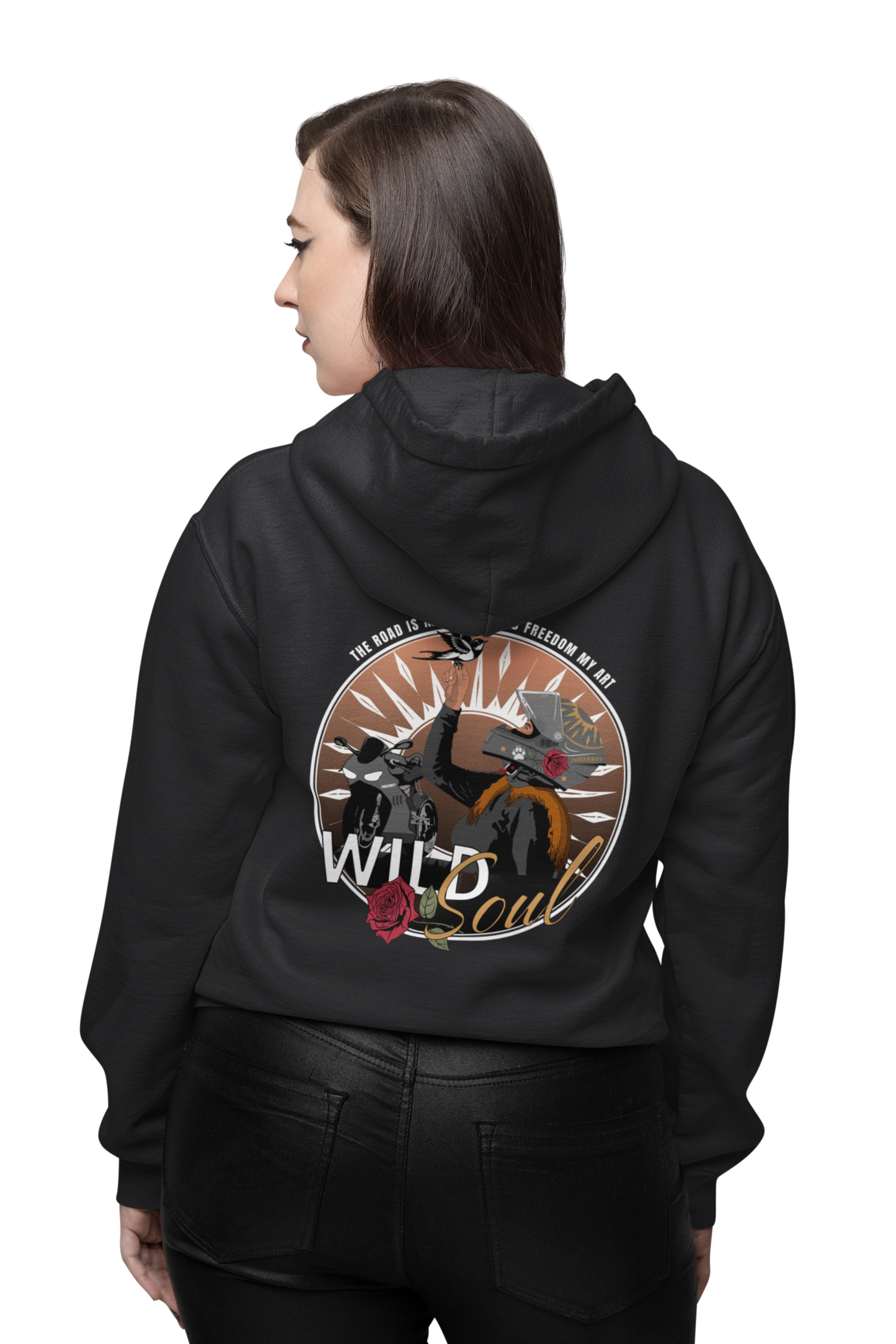 Wild Soul / Damen Boxcut Hoodie