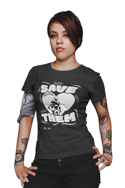 Save Them  / Fitted Ladies Shirt