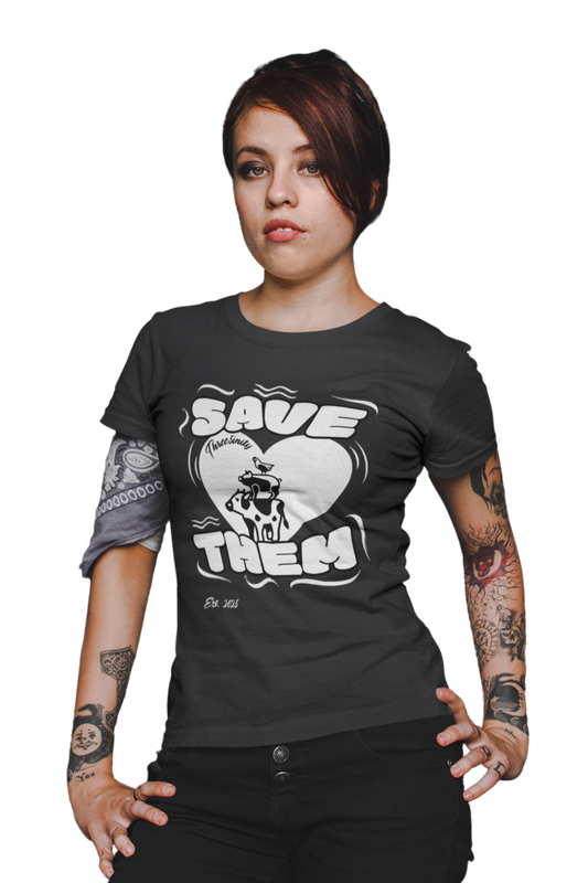 Save Them  / Fitted Ladies Shirt