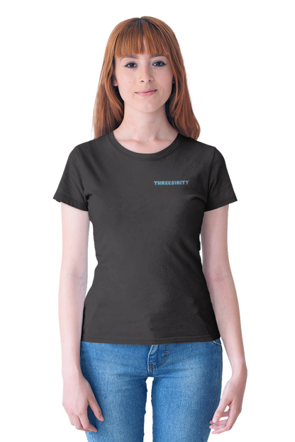 Blue Paradoxon Skull  / Fitted Ladies Shirt