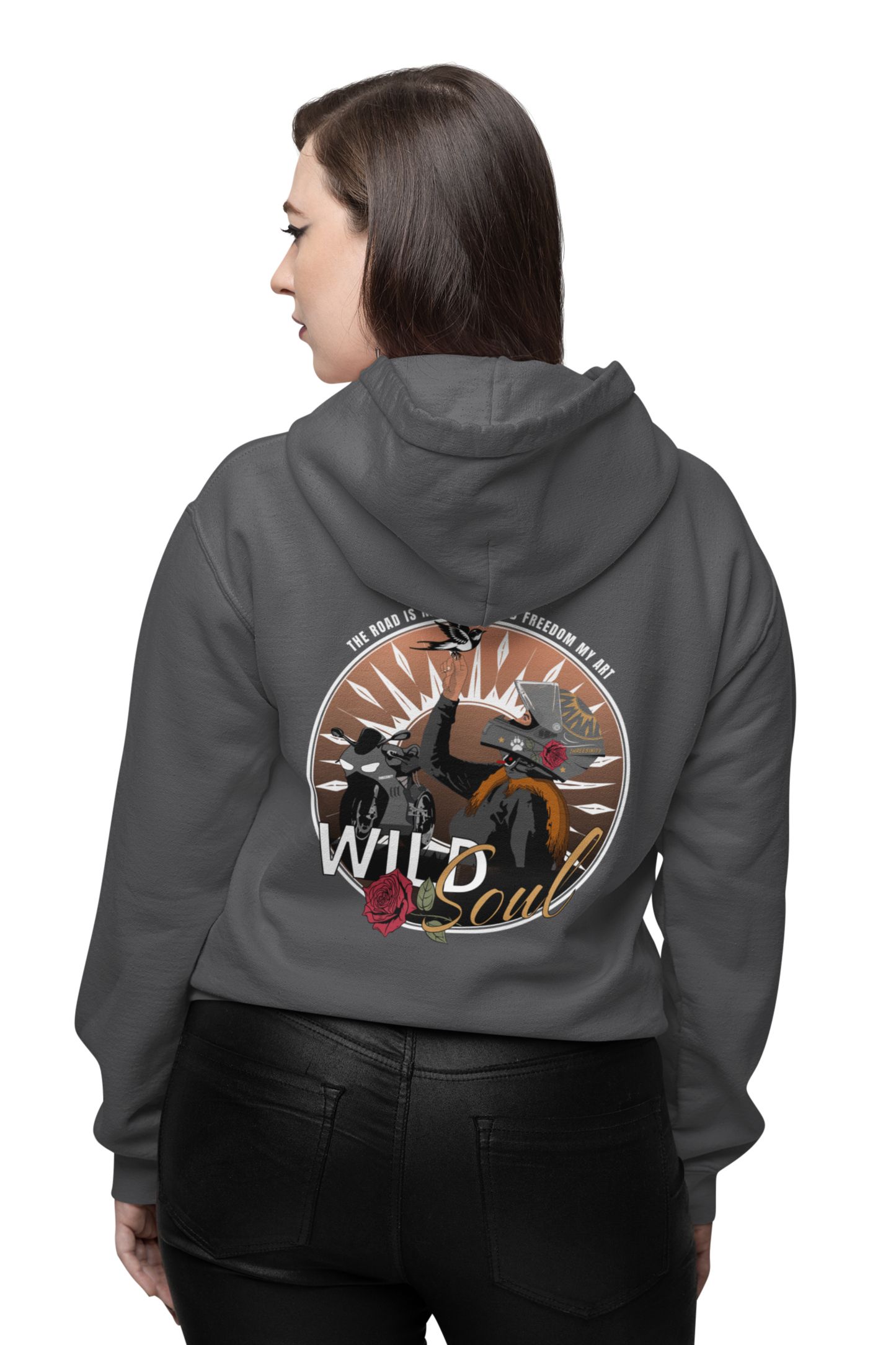 Wild Soul / Damen Boxcut Hoodie