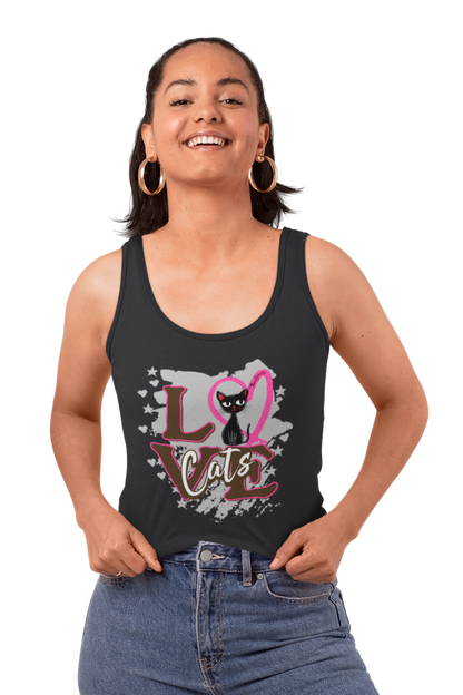 Love Cats / Damen Tank Top