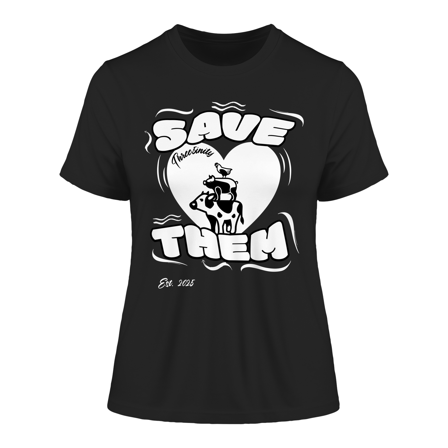 Save Them  / Fitted Ladies Shirt