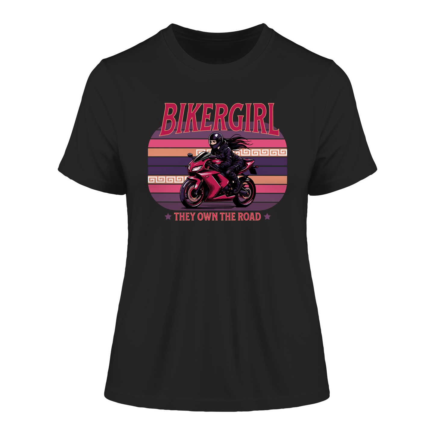 Bikergirl / Fitted Ladies Shirt