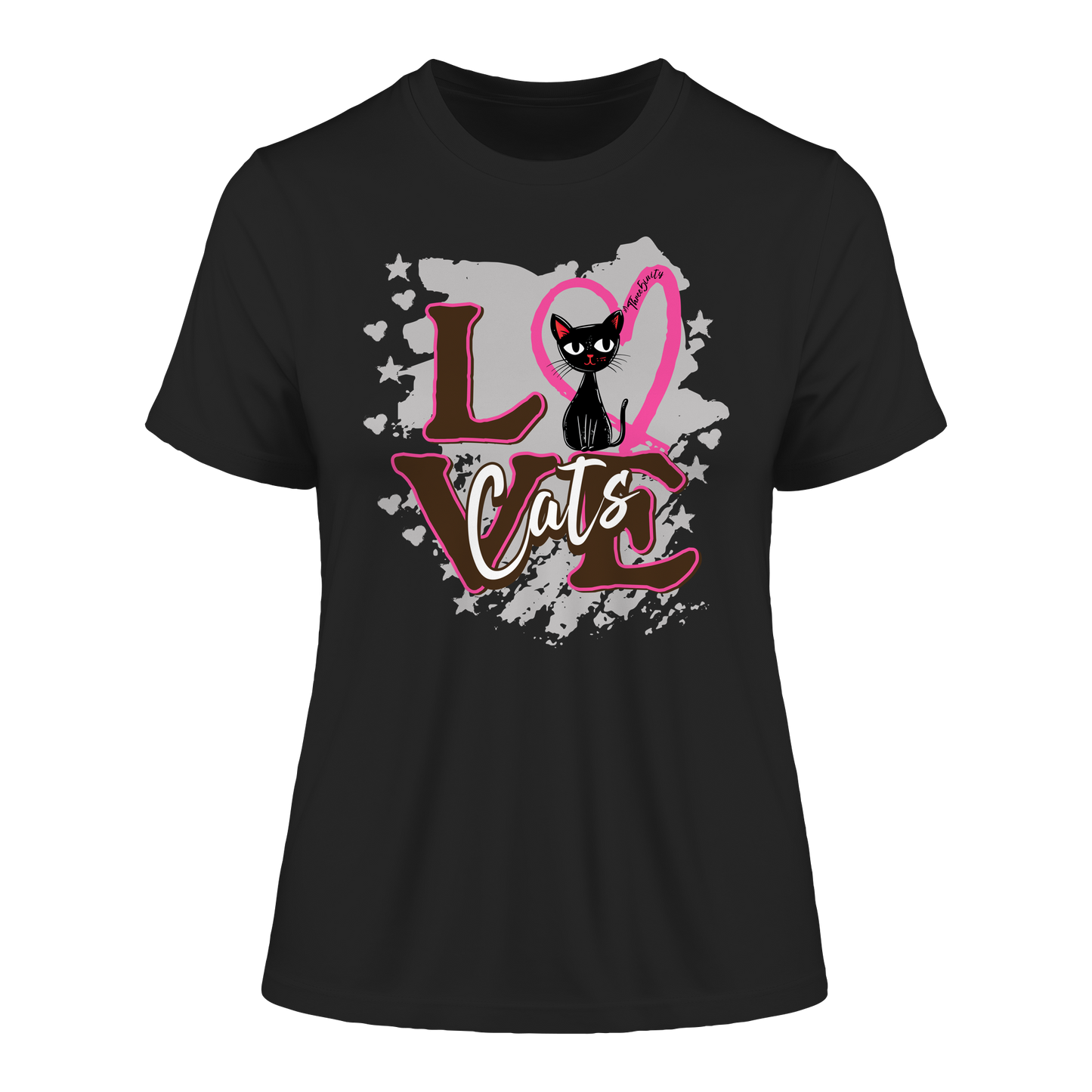 Love Cats  / Fitted Ladies Shirt