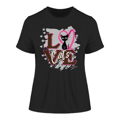 Love Cats  / Fitted Ladies Shirt