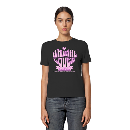 Animal Lover Girl / Fitted Women's Shirt