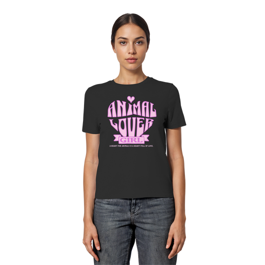 Animal Lover Girl / Fitted Women's Shirt