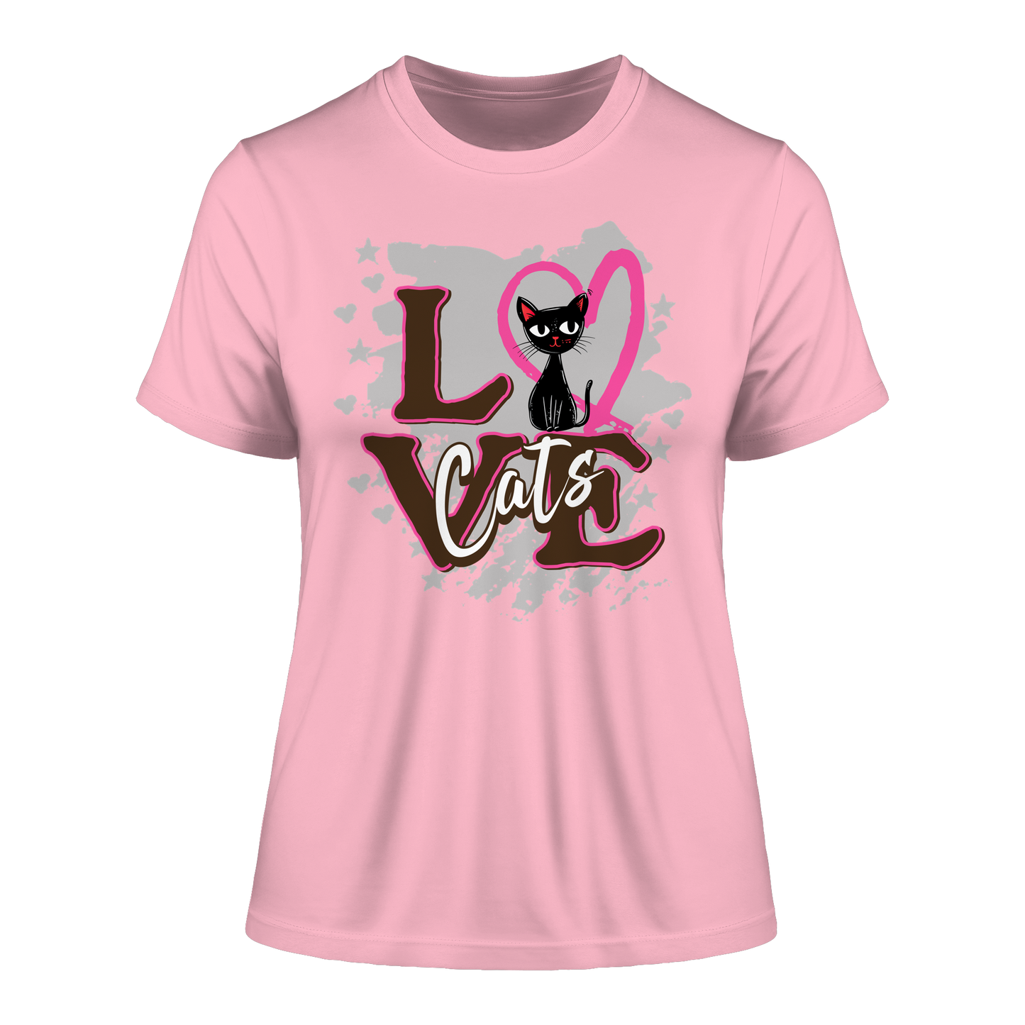 Love Cats / Fitted Damen Shirt