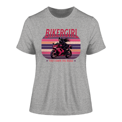Bikergirl / Fitted Ladies Shirt