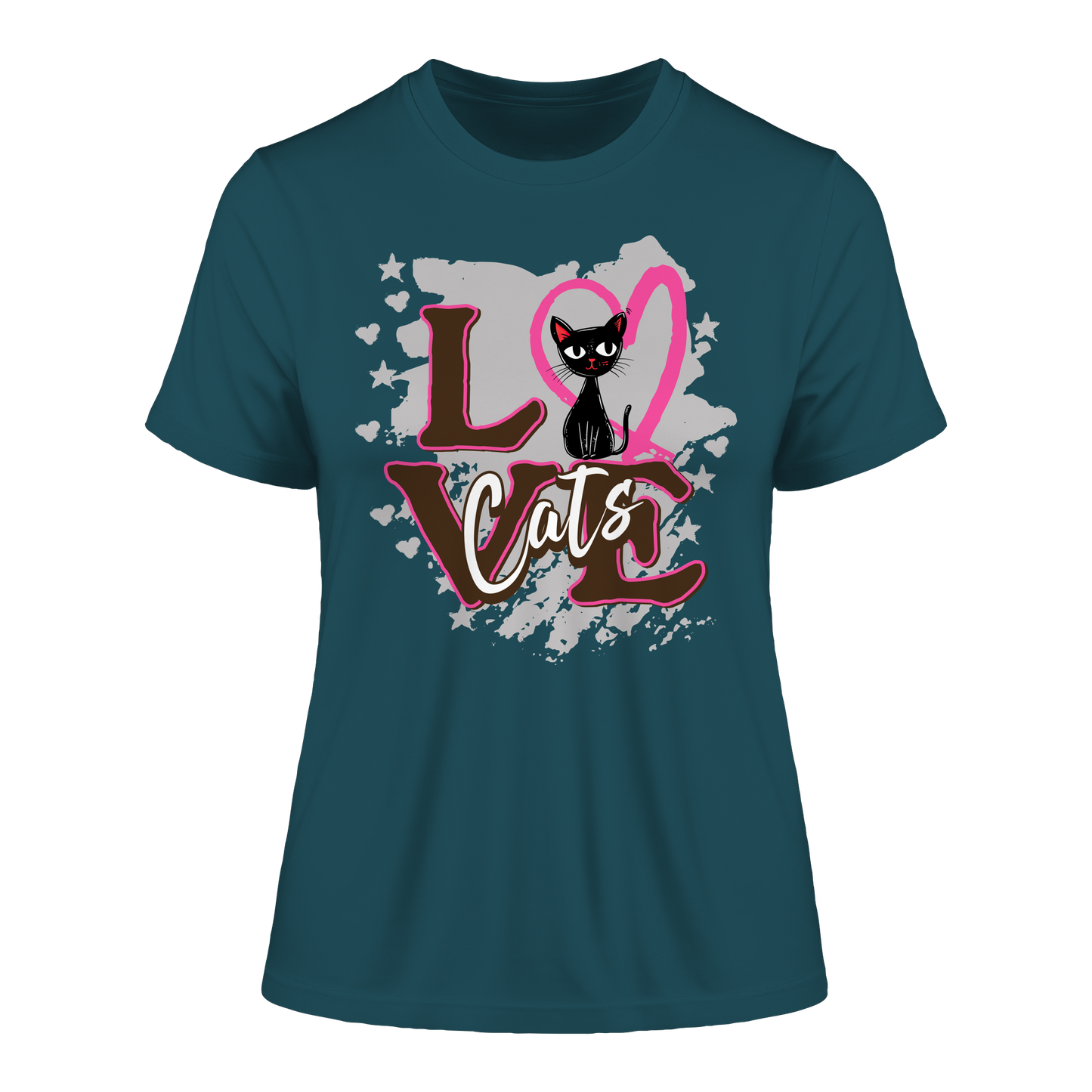 Love Cats / Fitted Damen Shirt