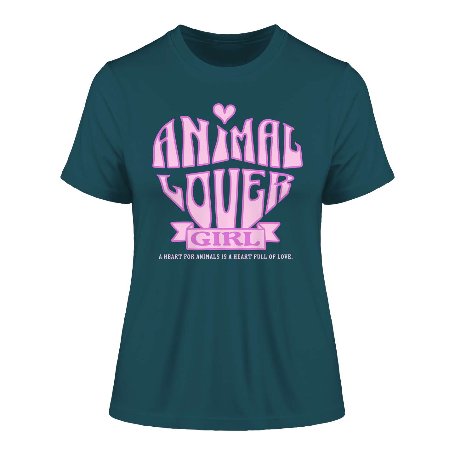 Animal Lover Girl / Fitted Women's Shirt