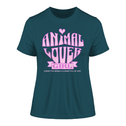 Animal Lover Girl / Fitted Women's Shirt