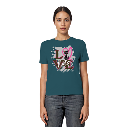 Love Cats / Fitted Damen Shirt
