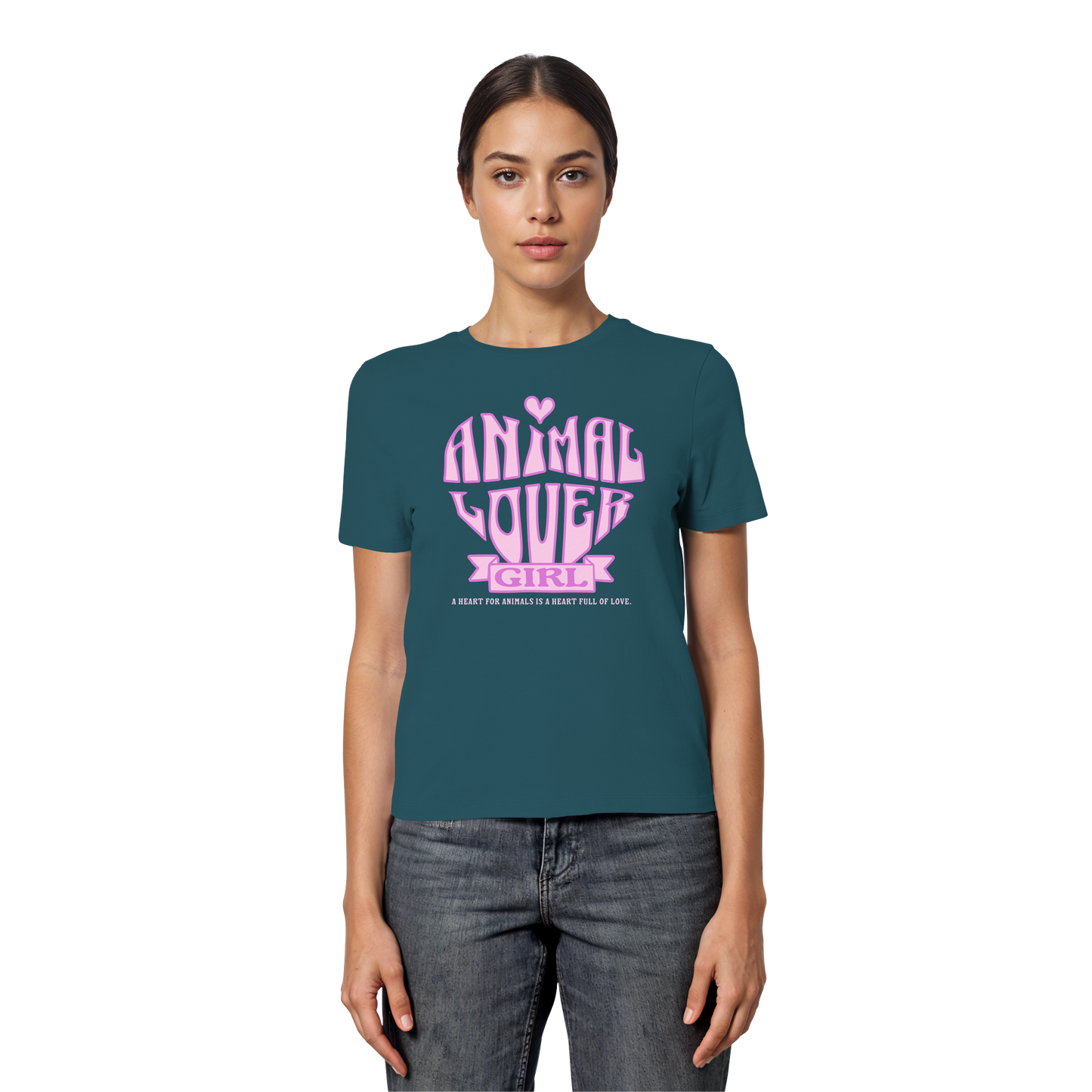 Animal Lover Girl / Fitted Women's Shirt