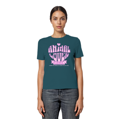 Animal Lover Girl / Fitted Women's Shirt