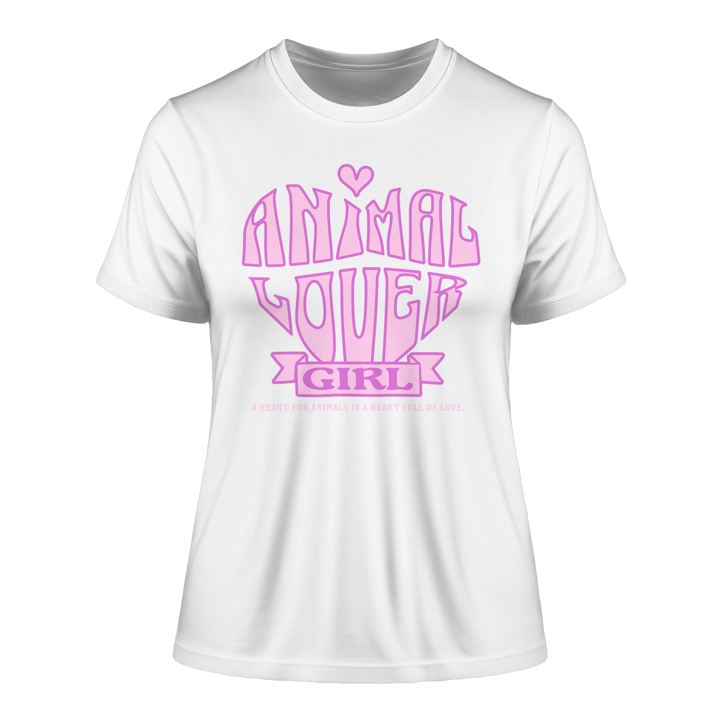 Animal Lover Girl / Fitted Women's Shirt