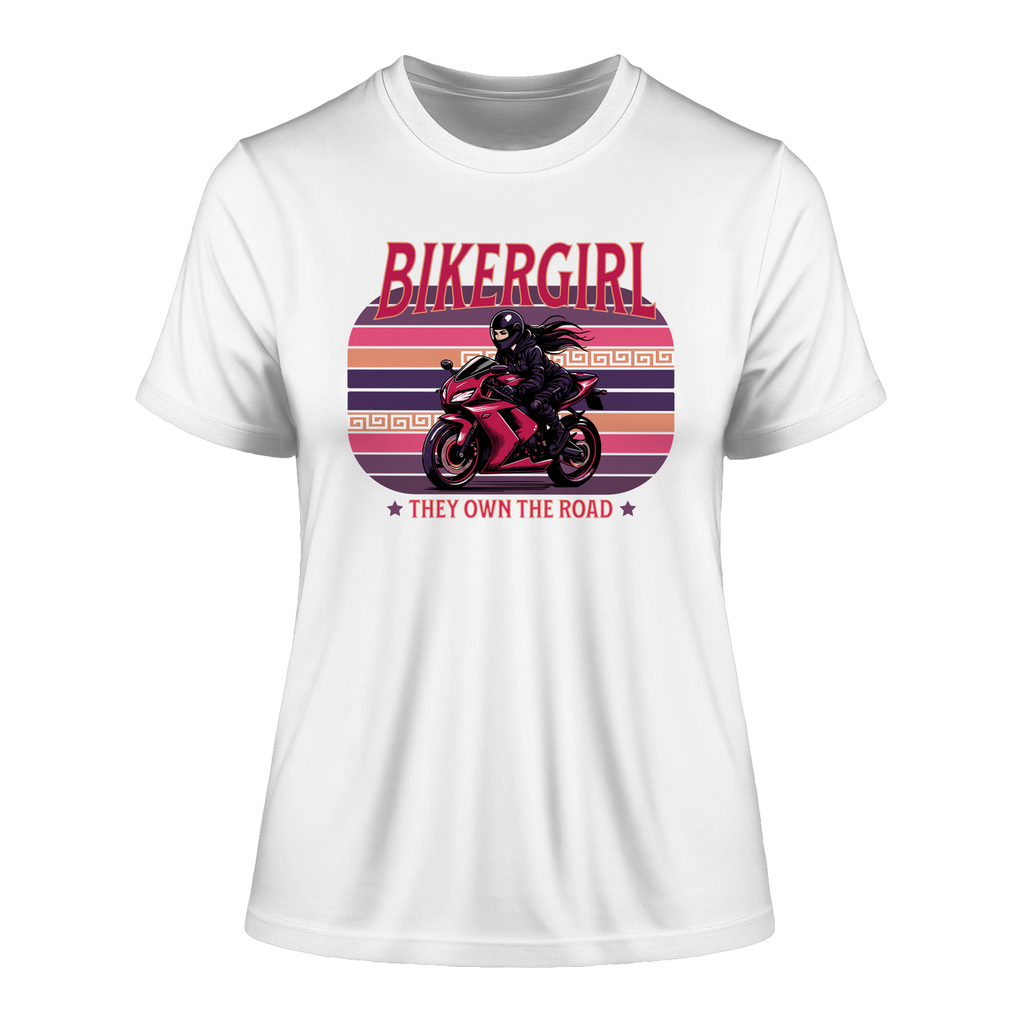 Bikergirl / Fitted Ladies Shirt