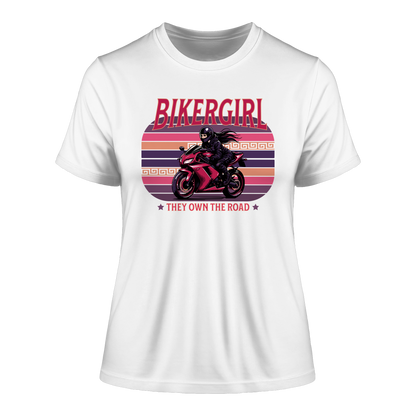 Bikergirl / Fitted Ladies Shirt