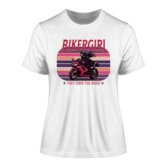 Bikergirl / Fitted Ladies Shirt